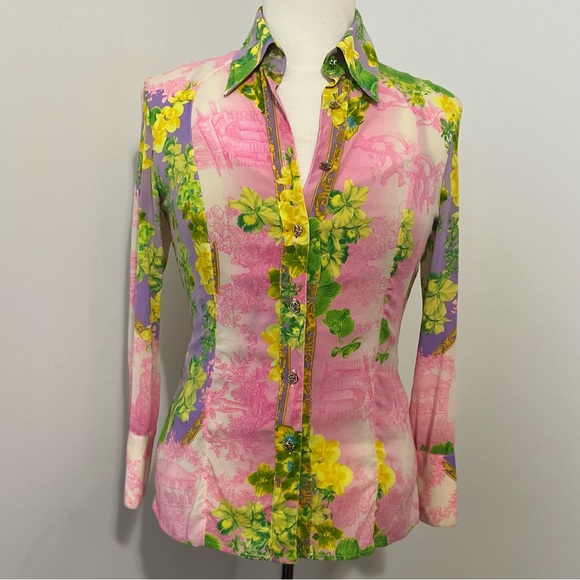 Versace Spring 2004 Silk Blouse - Picture 9 of 10